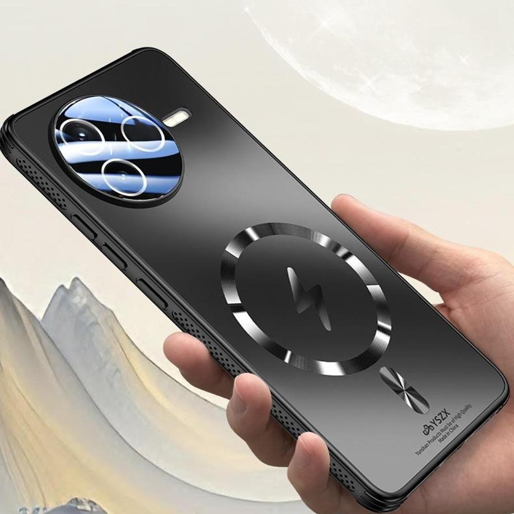 Для Xiaomi Redmi K80 5G/Poco F7 Pro 5G Чехол Совместимый с MagSafe Матовый ПК+ТПУ Теплоотводящая Накладка для Телефона
