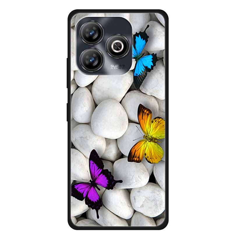 Чехол для ZTE BLADE A75 4G Животные Мягкий Силикон ТПУ Чехлы для Телефона Задняя Крышка Для ZTE BLADEA75 Ударопрочный Волк Защитник Крутой Coque