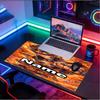 Custom Name Personalized Saint Seiya Pattern Mousepad, Laptop PC Desk Mat, Decorative Desk Mat for Home Keyboard Pad Gift