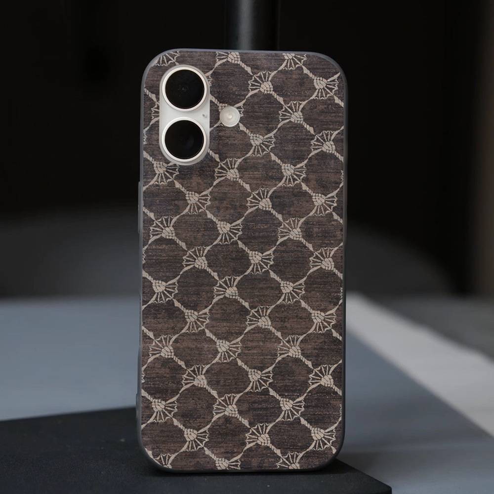 Чехол для телефона с логотипом J-Joops для IPhone 17 16 15 14 13 12 11 Гофрированный Матовый Мягкий Чехол Противоскользящий