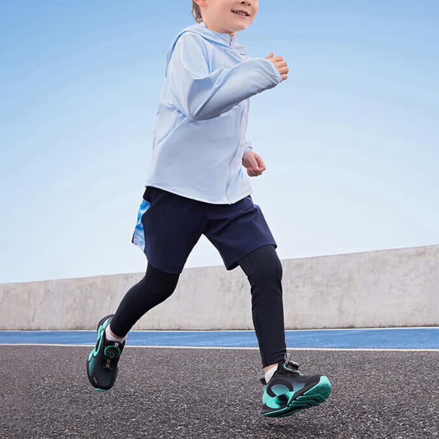 Anta Детские ежемесячные удобные дышащие кроссовки для измерения параметров тела с амортизацией и износостойкостью, низкие кроссовки для бега, детские кроссовки A312429999-1