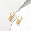 Xiaomi Huitan Scorpion Earrings for Women Metal Gold Color Punk Style Dangle Earrings Cool Ear Accessories Hip Hop Rock Jewelry