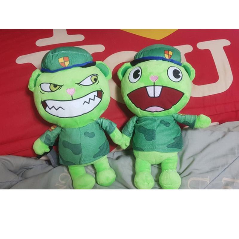 Плюшевые куклы Happy Tree Friends Nutty Flippy Handy Petunia Flaky Lifty Shifty Sniffles Giggles HTF Фигурки Игрушки 40 см Подушка