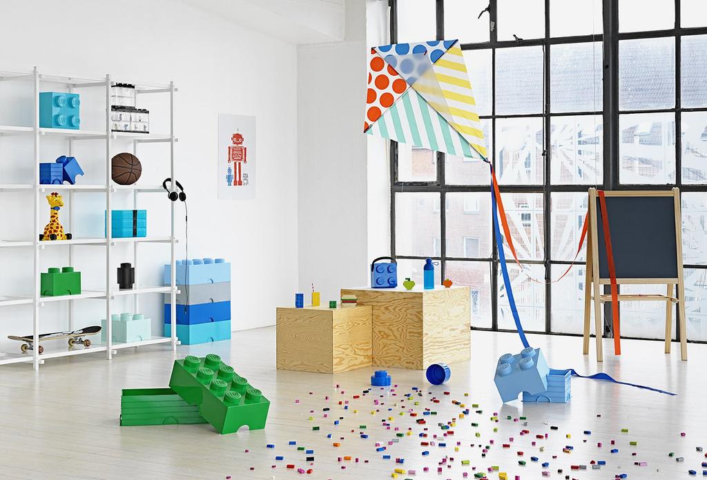 Контейнер для хранения LEGO Кирпич 8 Темно-зеленый 40041734