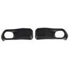 Fog Light Cover Front Bumper Fog Lamp Covers Trim Bezel For Jeep Wrangler JL 2018+ 10th Anniversary Rubicon Steel Front Bumper