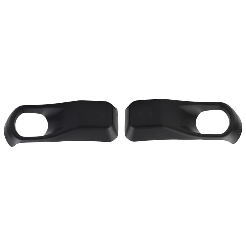 Fog Light Cover Front Bumper Fog Lamp Covers Trim Bezel For Jeep Wrangler JL 2018+ 10th Anniversary Rubicon Steel Front Bumper