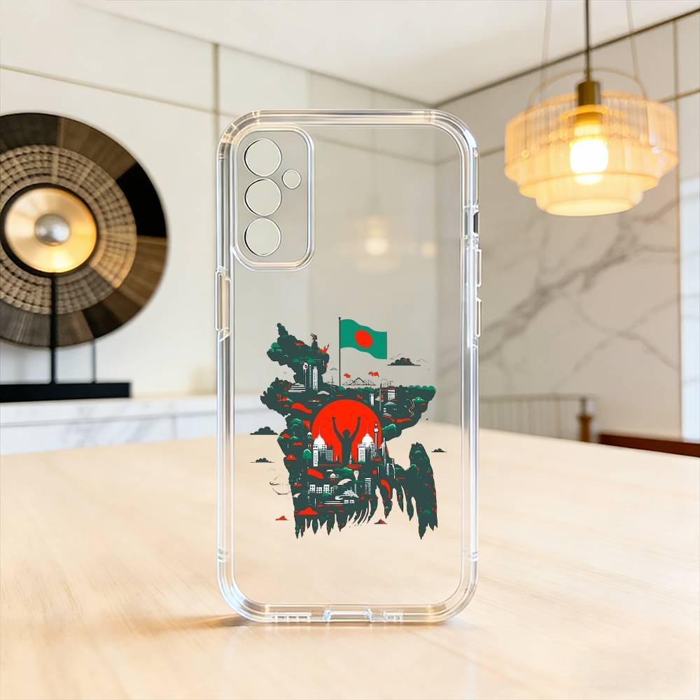 B-Bangladesh F-Flag Phone Case For SamsungA10,12,20,21S,30,31,40,50,51,52,70,71 Transparent Cover