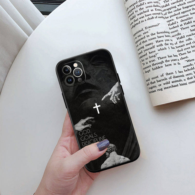 JO5 Библейский стих Иисус Христос Чехол для телефона для Samsung A35 A25 A24 A15 A05S A05 M55 M35 M15 A06 A16 A02 A12 A13 A10 A20 A30 A22 A31 A32 A33 A41 A42 A50