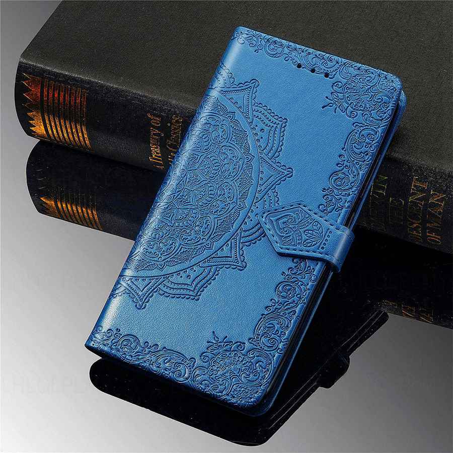Чехол-книжка из кожи Foral Book для Vivo V25E V23E V21E Y22S Y21S Y20S Y53S Y33S Y11S Y19S Realme C25S OPPO A53S A54S A15S A57S A16S Мягкий чехол