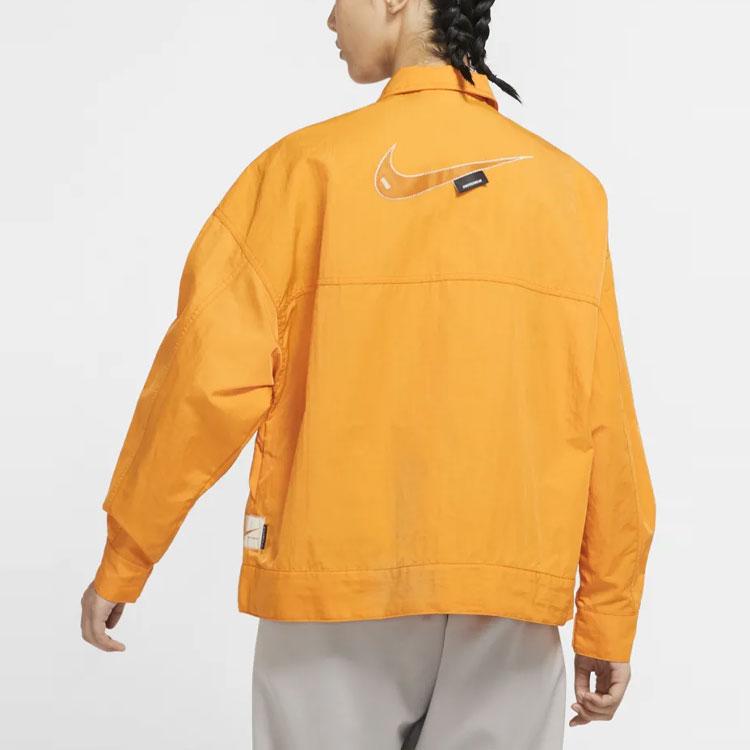 Nike Спортивная одежда Swoosh Woven Loose Long-sleeve Jacket Women Outwear Yellow DM6204-738