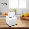 Tissue Box Holder Durable Construction Large Capacity Solid Color Easy To Fill Decorative Cube Tissue Holder Dispenser