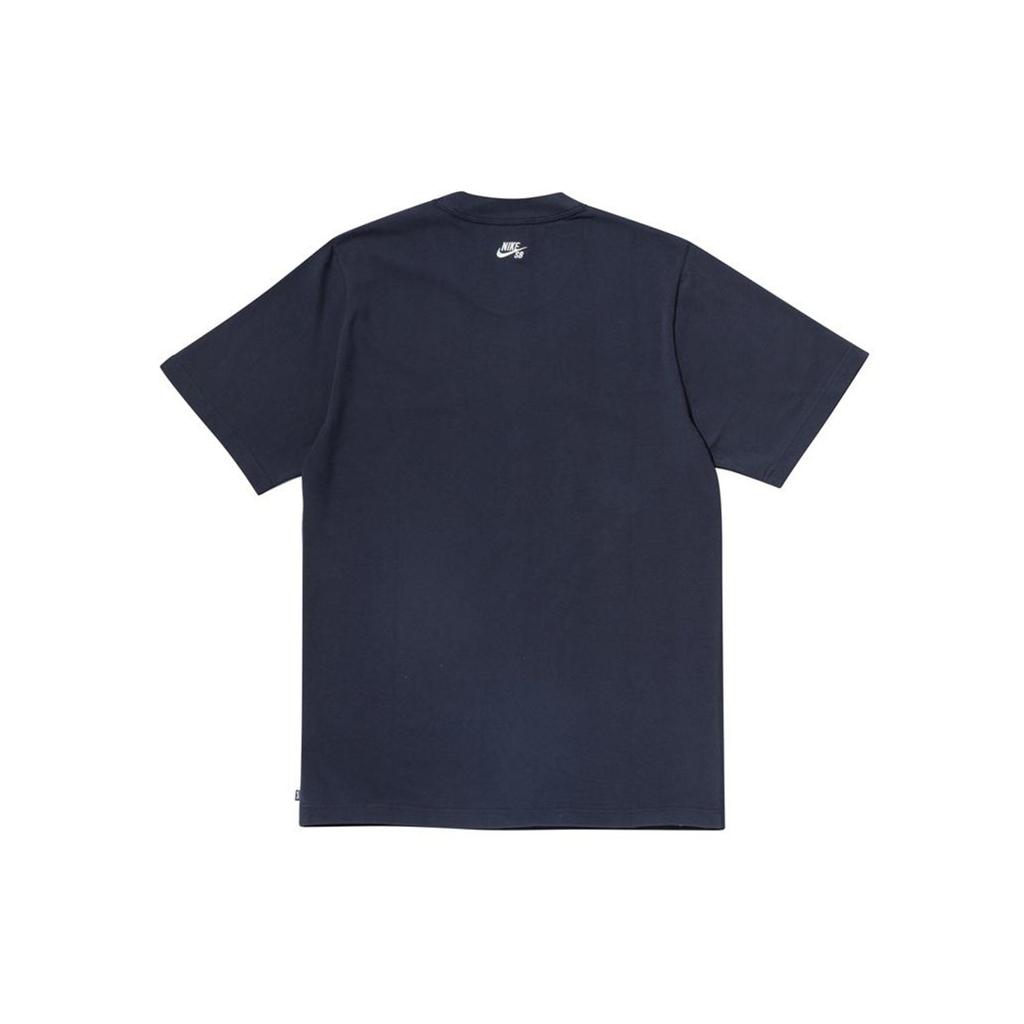 Nike SB Dunk High X Concepts Exclusive Print Skateboard Sports Tee Men Tops Deep-Blue DA4307-475