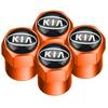 Dustproof Car Wheel Tire Valve Caps 4Pcs Auto Exterior Decor Accessories For KIA Picanto Sportage Rio Ceed Cerato Soul K5 K9AD9 