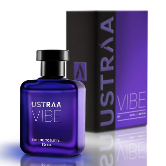 Ustraa Vibe Edt Liquid Perfume For Men - 50Ml | Long-Lasting Masculine Fragrance | Intense Woody, Citrusy Notes With Sweet Fragrance