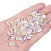 CRYSTAL GLASS BEADS 12X8MM 5PCS/BAG