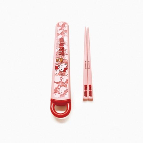 Skater Antibacterial Chopsticks 16.5cm + Case Set ABS2AMAG, a Popular Character In Korea