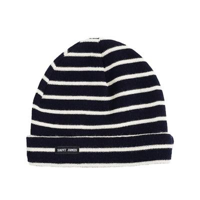 SAINT JAMES Шапка вязаная, темно-синий/молочный [Б/У]
