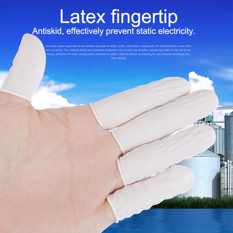Белые высококачественные 10 шт./упак. горячая распродажа новый стиль эластичные латексные защитные регулируемые одноразовые силиконовые перчатки ювелирные аксессуары