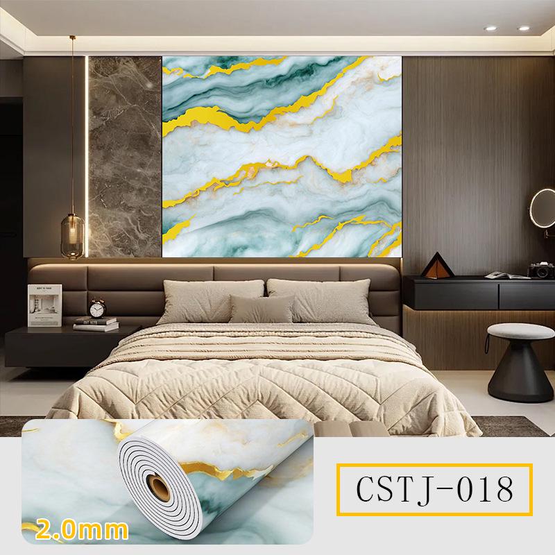 Самоклеящаяся водостойкая мраморная плитка Наклейка на стену для ТВ-фона и декора