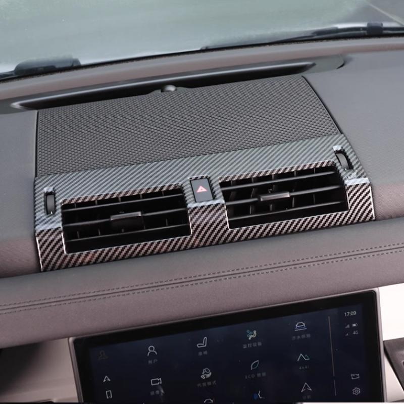 For Land Rover Defender 90 110 130 -2024 ABS Car Center Control Air Outlet Decorative Frame Sticker Car Interior Accessories