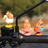 Capybara Car Decor Creative Spring Capybara Shaking Head Dashboard Figurine Ornament Car Interior Decoration