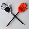 School Garden Party Supplies Halloween Trick or Treat Bags for Kids, Palm Shaped Candy Holder, Spooky Theme Collection Skeleton Hand Pouch with