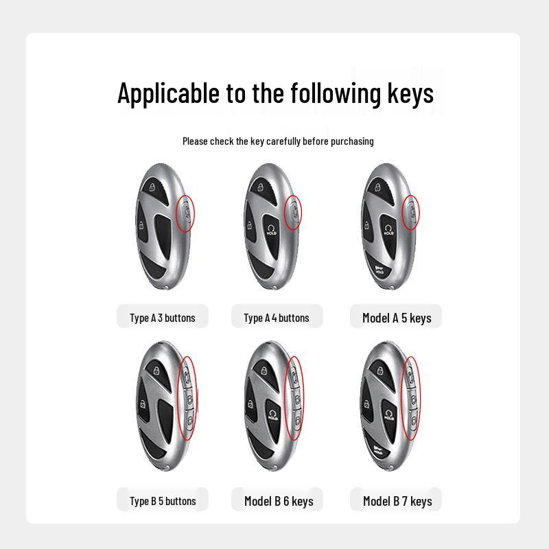 Чехол для ключа Hyundai Tucson L 2025: Полностью металлический корпус для новой модели 5-го поколения