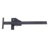 0 to 280mm T Shaped Ruler Aluminum Alloy Accurate Scale Multifunctional Woodworking Ruler for Measuring and Marking
