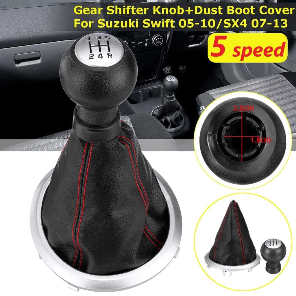 5 Speed Gear Knob Head Stick Shift Plastic for Suzuki Swift SX4 2005 2006 2007 2008 2009 2010 2011 2012 2013 2014 2015