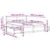 VidaXL Lit avec tiroirs et matelas 140x200 cm bois massif de pin, meuble de chambre à coucher, lit en bois, lit avec tiroir, 3281898