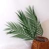 50cm Artificial Tropical Plants Fake Palm Leaves Green Branches For Home Garden Office Hawaiian Jungle Party Decoration
