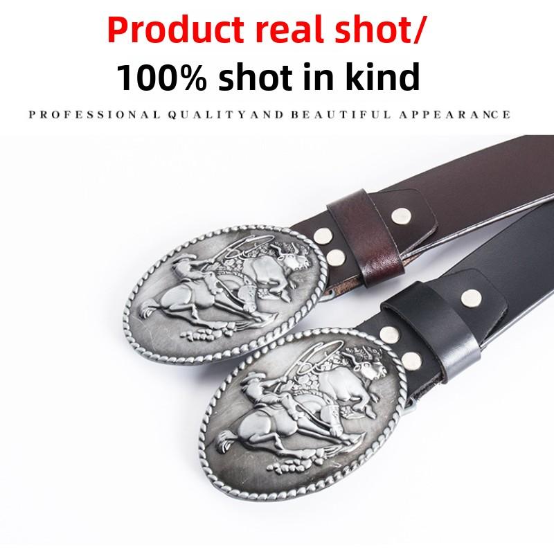 Ремень Western Denim Fashion Casual для мужчин, цельный двухслойный ремень из коровьей кожи, популярный ремень