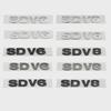Car SDV6 SDV8 Trunk Fender Logo Badge Emblem Decals Sticker For Land Rover Range Rover Sport Discovery 4 HSE Styling Accessories