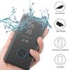Clear View Mirror Leather Phone Case For Xiaomi Redmi Note 11 10 9 Pro 11S 10S 9S 10C 9A Mi 12 Poco X4 X3 NFC M4 M3 Pro 4G 5G Flip Stand Cover