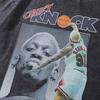 American Hip Hop Vintage Rodman Portrait Print Short Sleeve Men'S And Women'S Ins High Street Washed Old Loose T-Shirt
