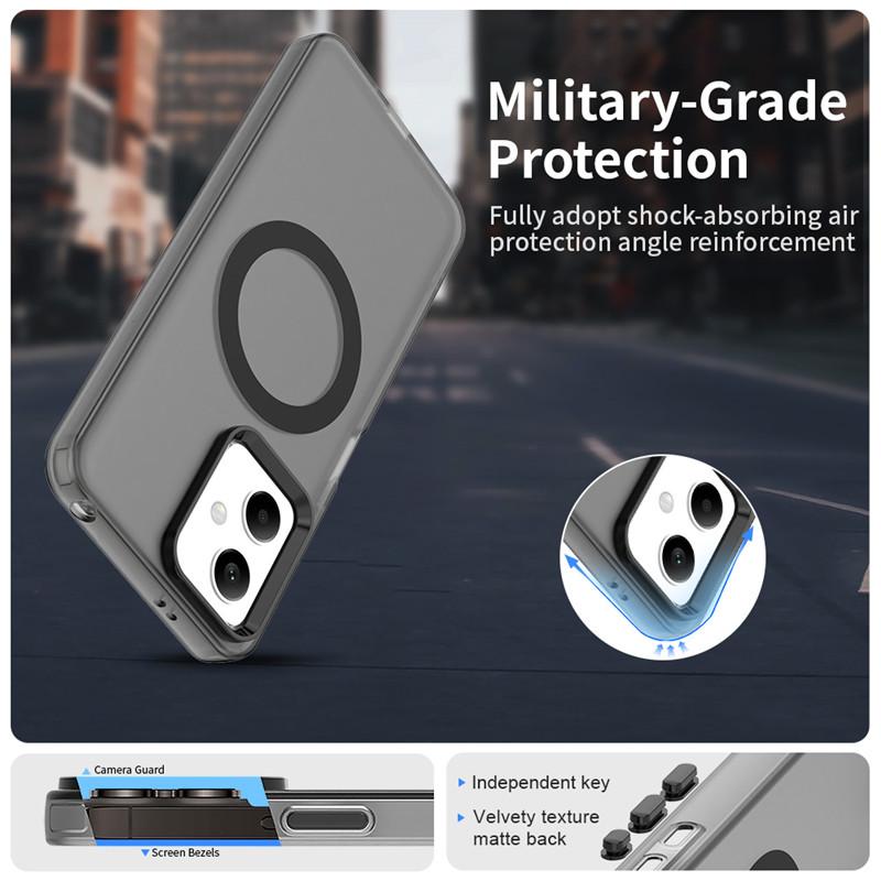 Чехол для Poco X5 5G Чехол для Poco X5 X6 X7 Pro 5G Полупрозрачный матовый магнитный противоударный защитный бампер конфетного цвета