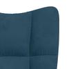 Relax Armchair Blue Velvet