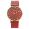 Coach Women's Perry 36mm Quartz Watch, Red, Leather, 14503722
