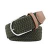 [KASSAI] 120cm Wide 3cm Woven Mesh Belt (moss Green)