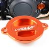 Motorcycle Oil Cover CNC Aluminium Engine Oil Filter Cover Cap For KTM 690 Duke R 2010 2011 2012 2013 2014 690 DUKE