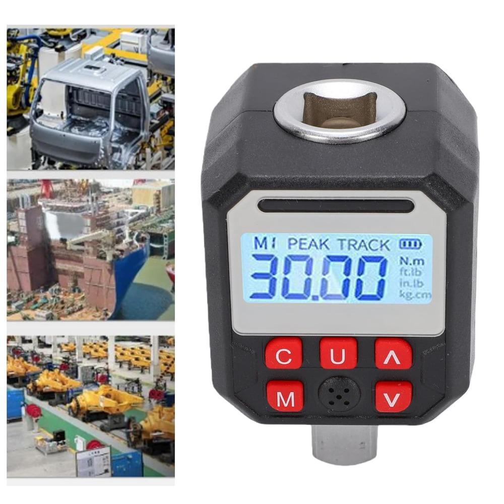 2% Accuracy Digital Torque Adapter 1/2in Drive Precision Torque Tool  For Automotive Repair