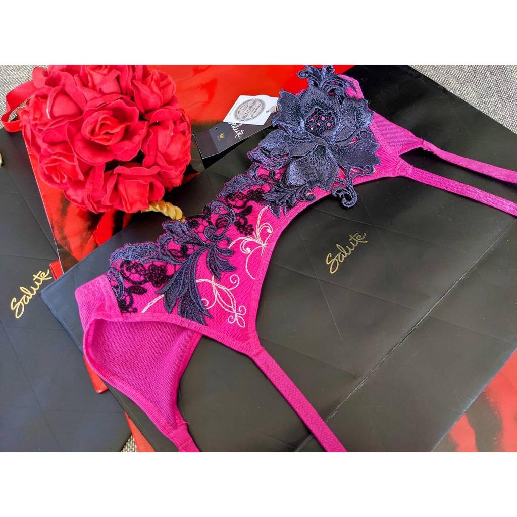Used Limited pricerare Wacoal Wacoal salute Salute Store limited 78G 78 group Kabuki Garter belt VI M Super rare item