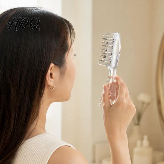 Professional Scalp Massage Tool 1/2Pcs Oil Applicator Comb with Roller Ball Minoxidil for Nourishing Hair Growth Dust Cover Ball Massager