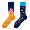 Asymmetric Cartoon Mid-Calf Cotton Socks for Men and Women - Trendy European & American Fashion