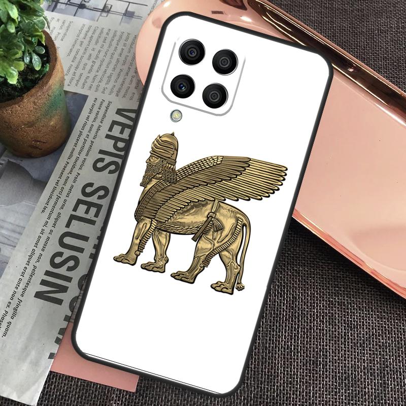 Ламассу Ассирийский Крылатый Лев Чехол Для Samsung Galaxy M20 M15 M55 M31s M51 M21 M11 M13 M33 M53 M52 M32 M12 M14 M34 M54