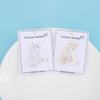 Blucome New Fashion Smooth Surface Cat Brooch Creative Gold Color  Alloy Animal Pin Versatile Women Accessories