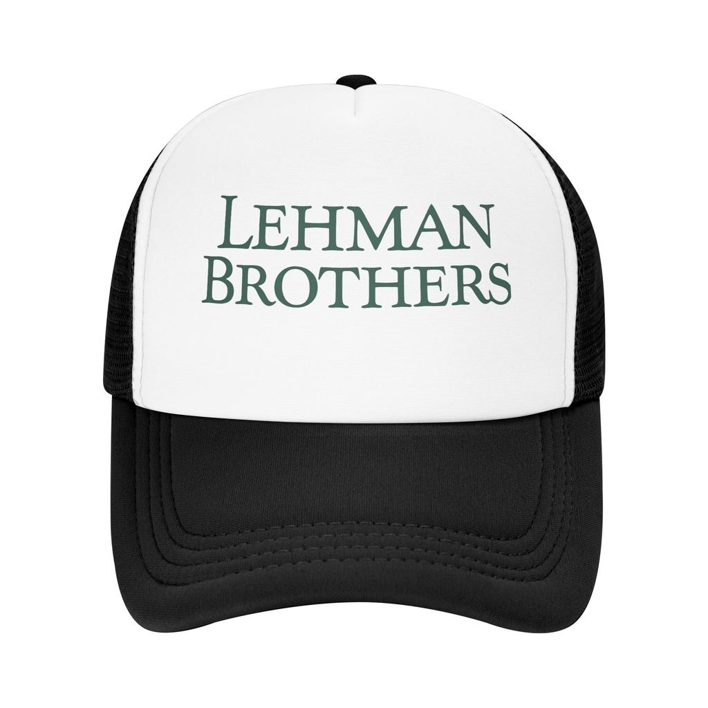 Lehman Brothers Baseball Cap Casual Men Adult Mesh Hip Hop Hats Adjustable Custom DIY Tennis Skate Baseball Caps Gift Idea