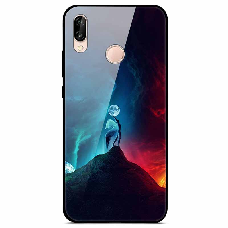 Чехол для Huawei P30 Lite P30 P20Pro Lite Закаленное Стекло Жесткая Задняя Крышка Для Huawei P20 Pro Чехол для Телефона Fundas Capa P30 Pro P20Pro