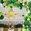 Guirlande de ballons verts - Jungle Safari - Décoration de fête d'anniversaire garçon