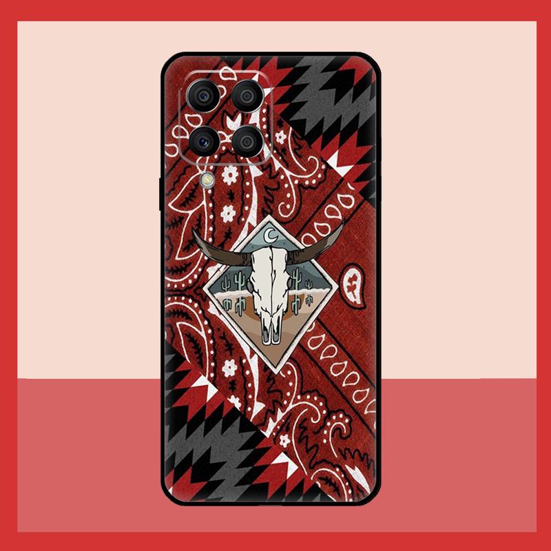 Ковбой Ковбойка Howdy Вестерн Бохо Чехол Для Samsung Galaxy M31 M21 M13 M33 M53 M15 M35 M55 M16 M36 M56 M12 M32 M52 M14 M34 M54